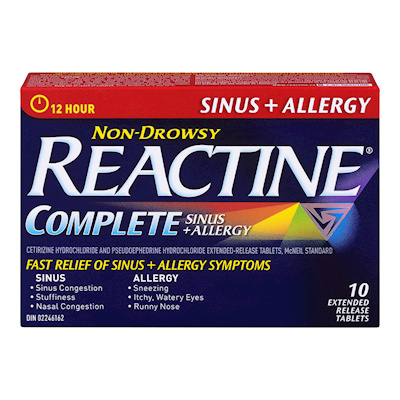 Reactine Sinus + Allergy