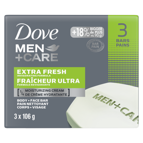 Dove Men+Care Body & Face Bar - Extra Fresh