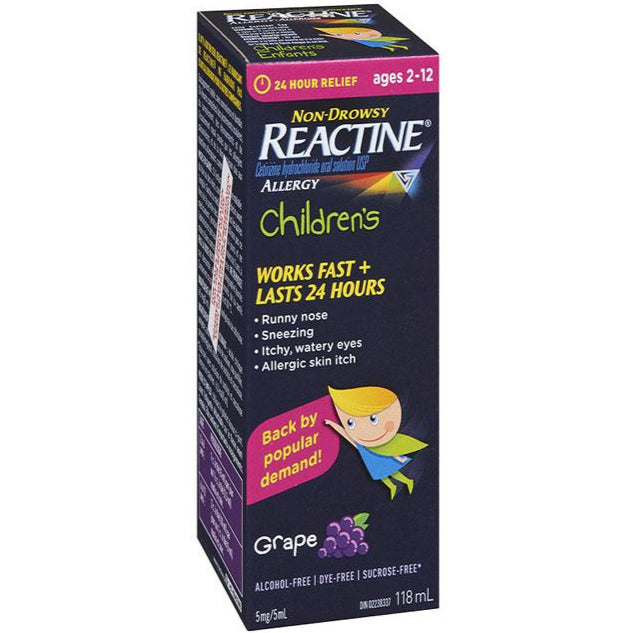 Reactine Children's - Grape