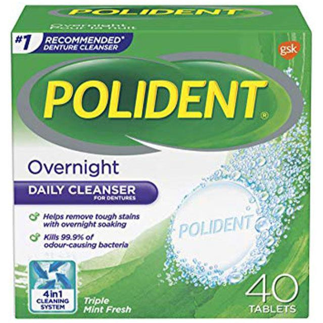 Polident Overnight Daily Cleanser