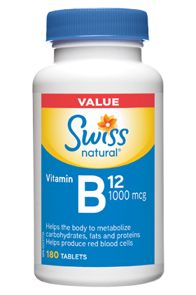 Swiss Natural Vitamin B12 1000mcg