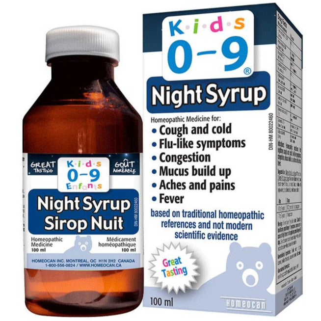 Homeocan Kids 0-9 Night Syrup
