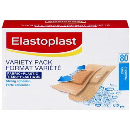 Elastoplast Variety Pack Fabric And Plastic Plasters