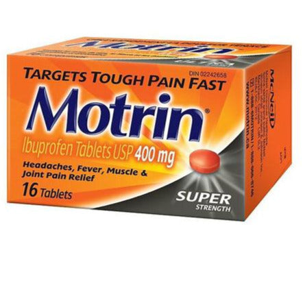 Motrin 400 mg Super Strength