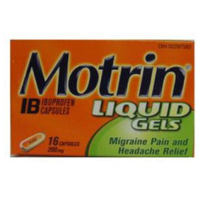 Motrin 200 mg Regular Strength Liquid Gels