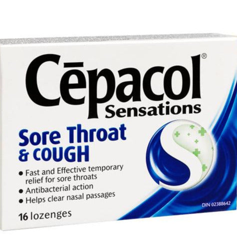 Cepacol Sensations Sore Throat and Cough Lozenges