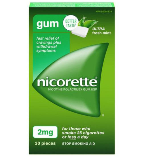 Nicorette Gum Ultra Fresh Mint 2mg