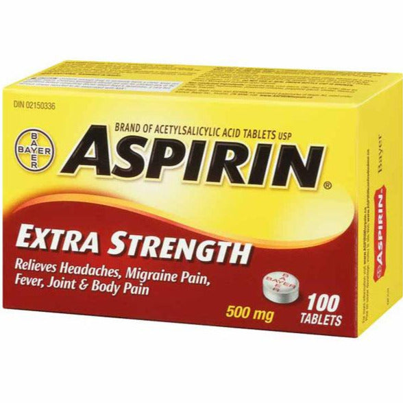 Aspirin 500 mg Extra Strength Tablets