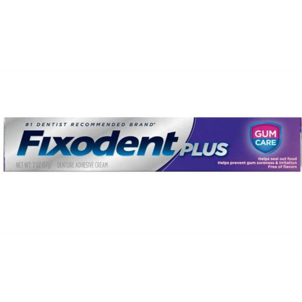 Fixodent plus Gum Care Denture Adhesive Cream