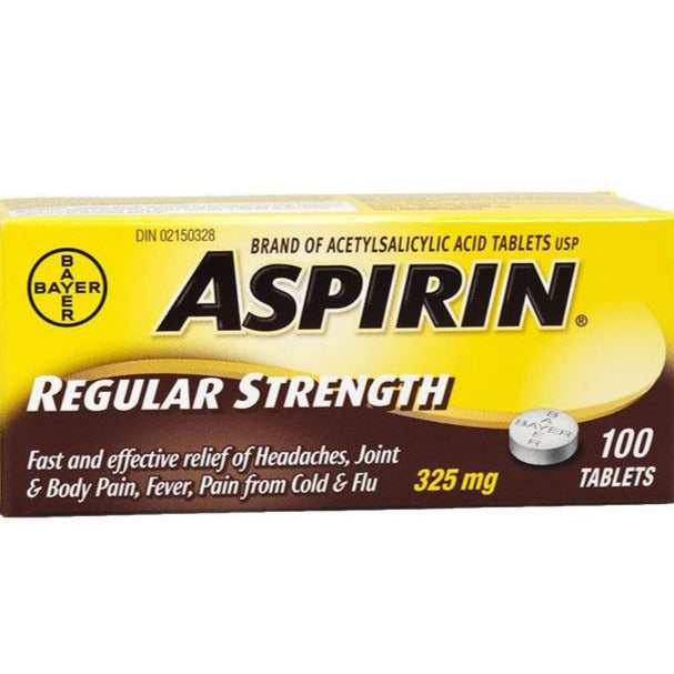 Aspirin 325mg Regular Strength Tablets