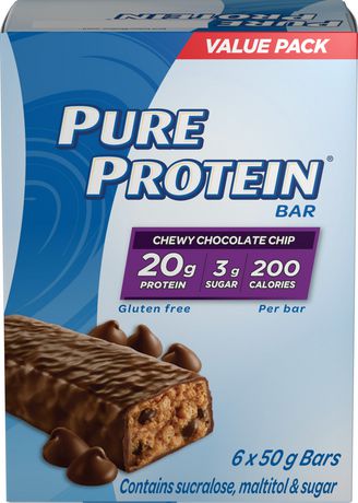 Pure Protein Chewy Chocolate Chip Bars
