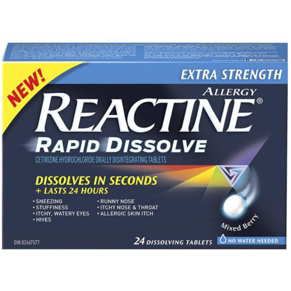 Reactine Allergy Rapid Dissolve Extra Strength - Mixed Berry