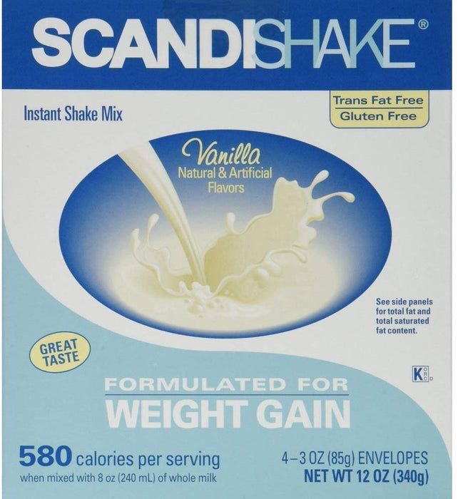 ScandiShake Calorie-Rich Shake Mix, Vanilla