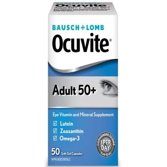 Bausch & Lomb Ocuvite Adult 50+ Eye Vitamin & Mineral Supplement