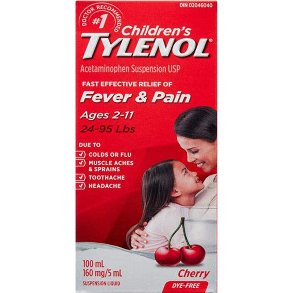 Children's Tylenol Fever & Pain - Dye Free Cherry