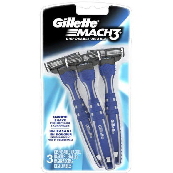 Gillette MACH3 Smooth Shave Disposable Razors