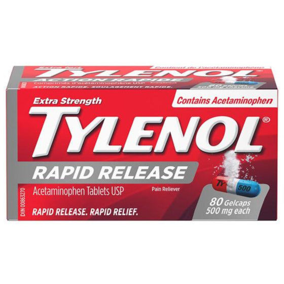 Tylenol Rapid Release Gels
