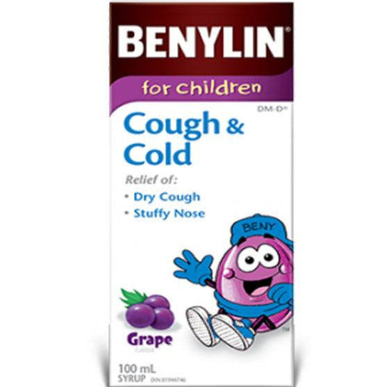 Benylin for Children Cough & Cold Syrup - Grape
