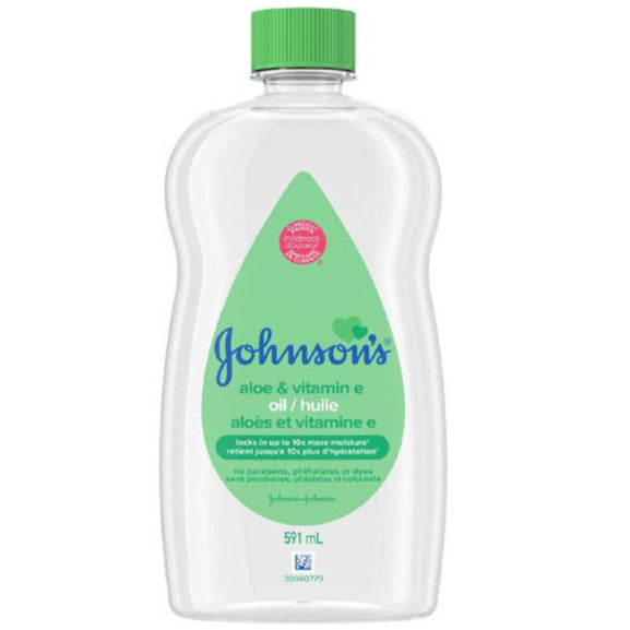 Johnson's Baby Oil with Vitamin E & Aloe