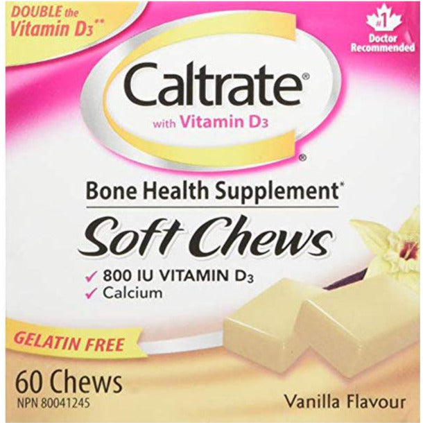 Caltrate With Vitamin D Soft Chews - Vanilla
