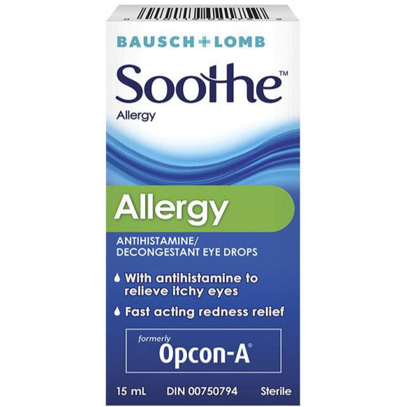 Bausch & Lomb Soothe Allergy Eye Drops