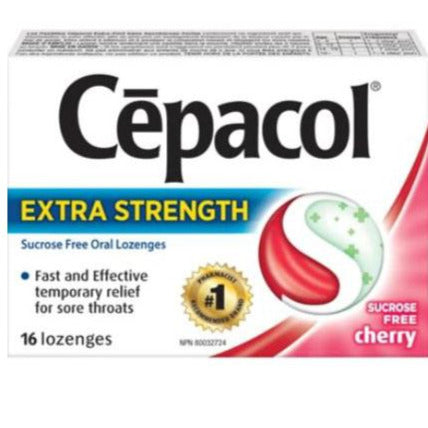 Cepacol Extra Strength Sugar Free Lozenges - Cherry