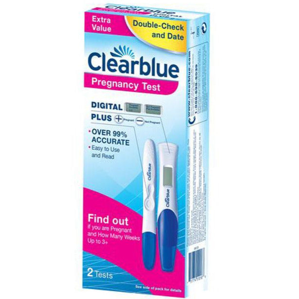 Clearblue Digital Plus Pregnancy Test Combo Pack