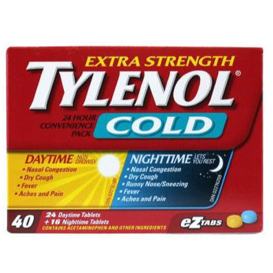 Tylenol Cold Extra Strength Daytime + Nighttime