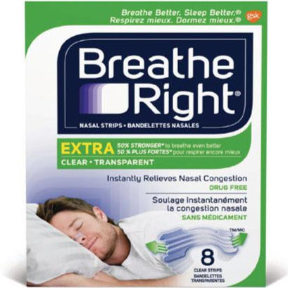 Breathe Right Extra Strong Nasal Strips - Clear