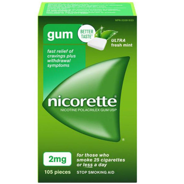 Nicorette Gum Ultra Fresh Mint 2mg