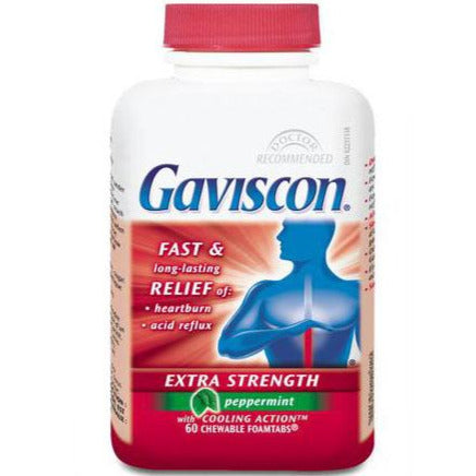 Gaviscon Extra Strength Foamtabs - Peppermint