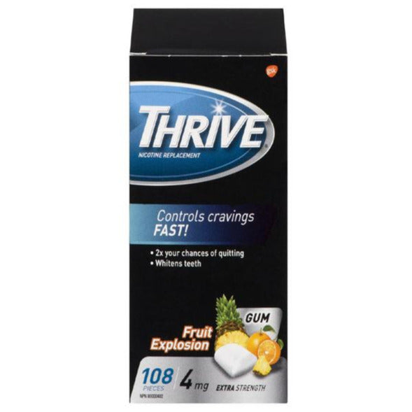 Thrive 4mg Nicotine Replacement Gum Fruit Explosion