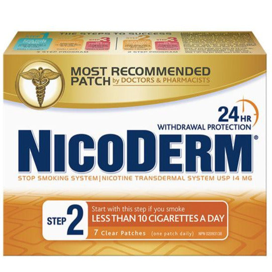 Nicoderm Stop Smoking System STEP 2 14 mg