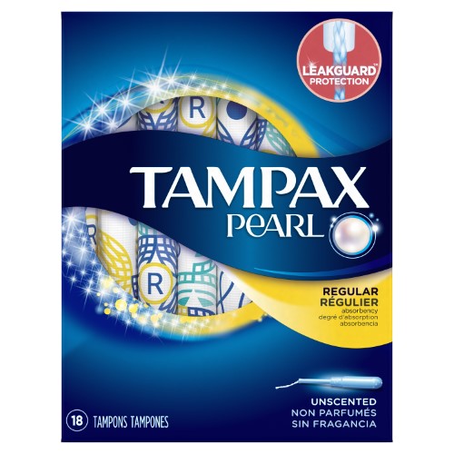 Tampax Pearl Regular Unscented Tampons