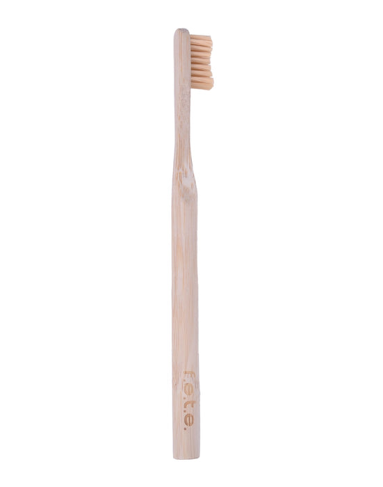 f.e.t.e. Bamboo Toothbrush - Natural - Firm Bristle