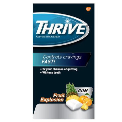 Thrive 2mg Nicotine Replacement Gum Fruit Explosion