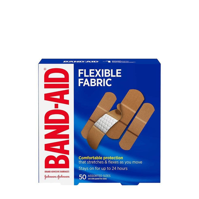 Band-Aid Flexible Fabric Bandages - Assorted Sizes