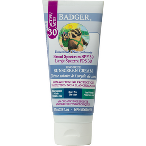 Badger SPF 30 Clear Zinc Sunscreen Cream