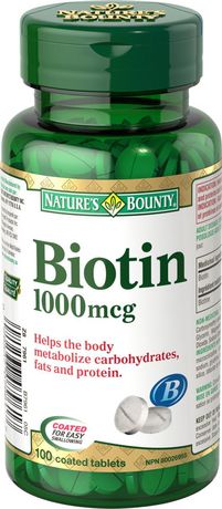 Nature's Bounty Biotin 1000 mcg