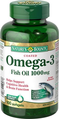 Nature's Bounty Omega-3 Fish Oil - 1000mg