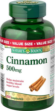 Nature's Bounty Cinnamon 500 mg