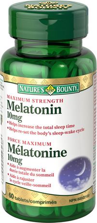 Nature's Bounty Maximum Strength Melatonin 10 mg