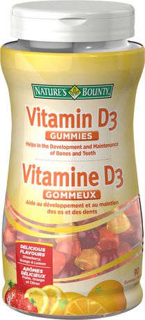 Nature's Bounty Vitamin D Gummies - Strawberry, Orange & Lemon