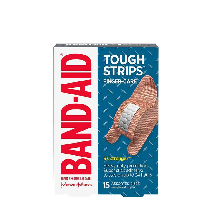 Band-Aid Tough Strips Finger Care Bandages