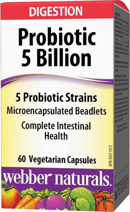 Webber Naturals Probiotic 5 Billion - 5 Strains
