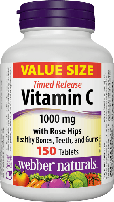 Webber Naturals Vitamin C 1000mg Timed Release