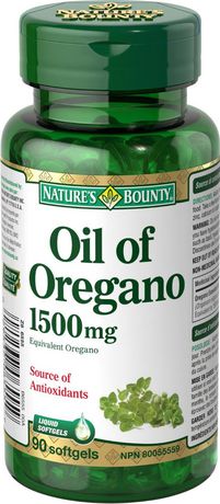 Nature's Bounty Oil of Oregano 1500 mg