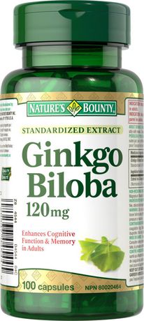 Nature's Bounty Ginkgo Biloba 120 mg