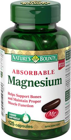 Nature's Bounty Absorbable Magnesium 400 mg