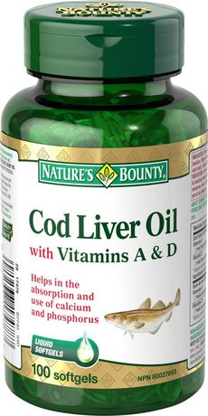 Nature's Bounty Cod Liver Oil with Vitamins A&D